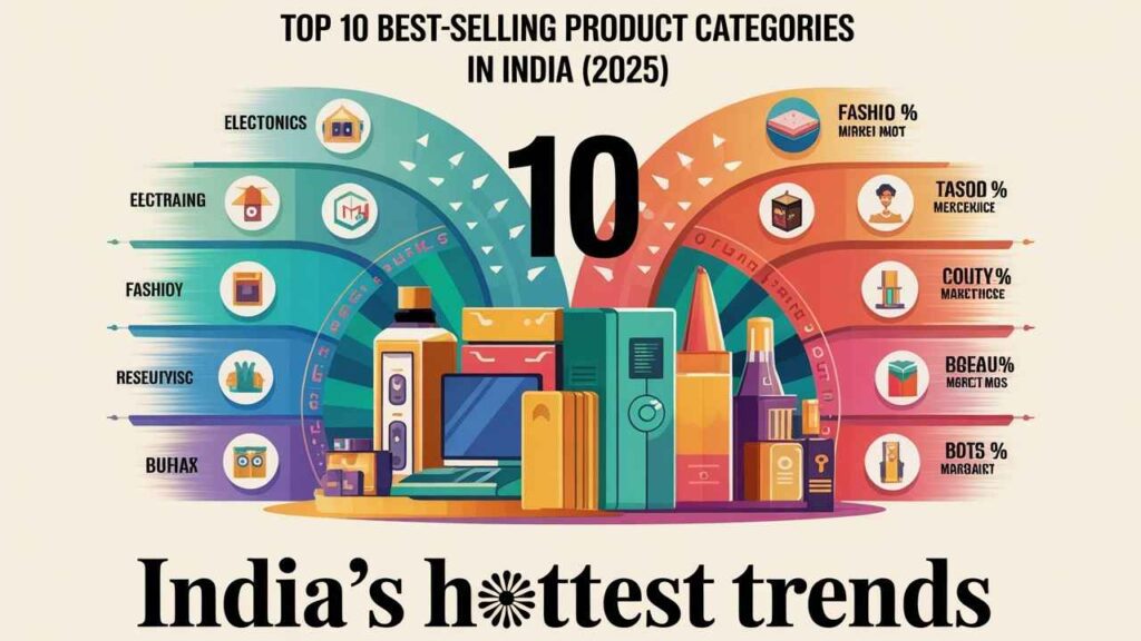 Top 10 Best-Selling Product Categories in India (2025) 2 Top 10 Best-Selling Product Categories in India (2025)